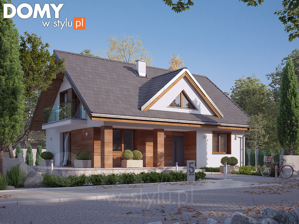 nowoczesny projekt domu 3D